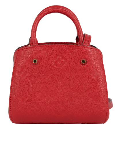 Nano Montaigne, &pound;695, Handbags, Red, Leather, Front view